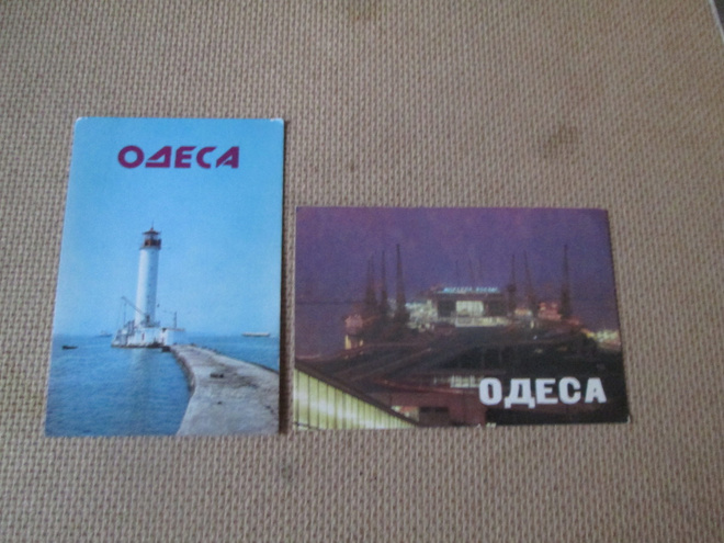 CCCP: viisi taskukalenteria 1986-1991 Odessa-aihe