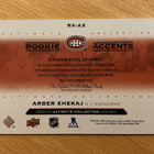 2022-23 Ultimate Arber Xhekaj Rookie Accents /99 - pikkukuva 2