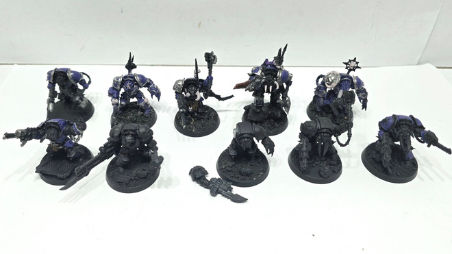 WH40K - 10kpl Chaos Spacemarine Terminators (sis lord) [K101