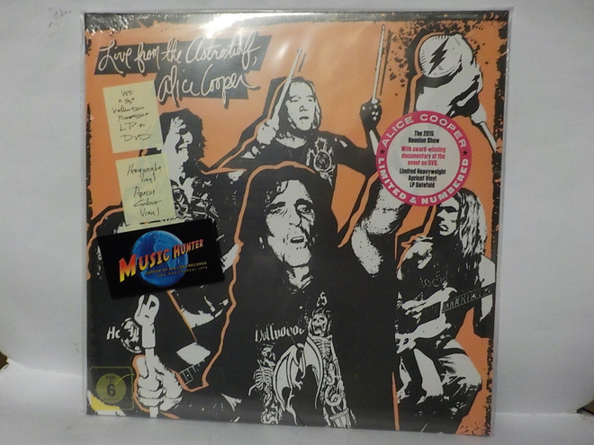ALICE COOPER - LIVE FROM THE ASTROTURF "SS" UUSI LP + DVD