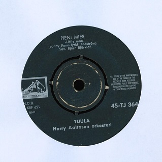 Tuula Karppanen 7"  Pieni mies= Little man  1967