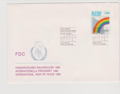 FDC 1986 Kansainvälinen rauhanvuosi