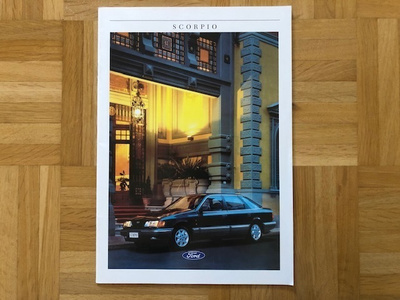 Esite Ford Scorpio vuodelta 1989