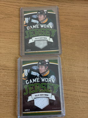 Ville Koistinen Ilves gameworn jersey cardset 13-14