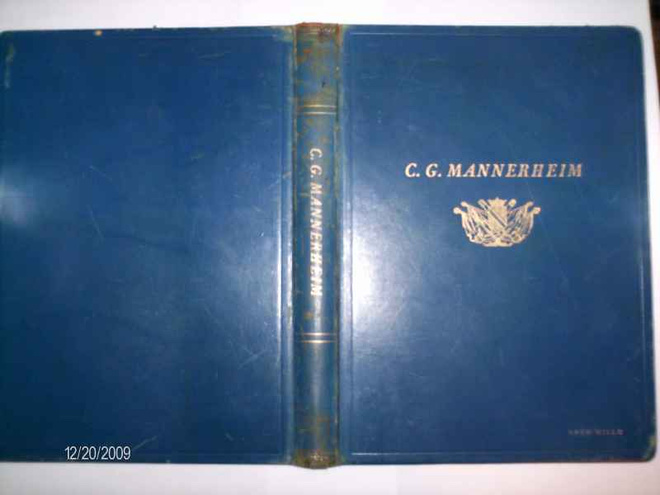 C. G. Mannerheim (1 p. 1937 numeroitu kokonahkainen) Sis.pk