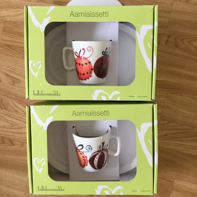 Käyttämätön Kultakeramiikan aamiaissetti