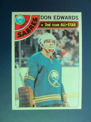 78-79 TOPPS DON EDWARDS MAALIVAHTI