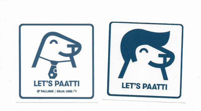 Silja Line tarrat 2 kpl - Let´s Paatti