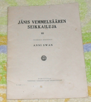 Jänis Vemmelsäären Seikkailuja III
