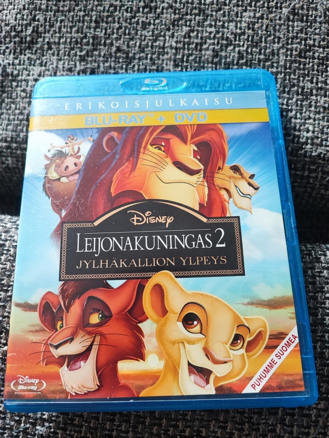 Leijonakuningas 2 Jylhäkallion ylpeys BLU-RAY DISNEY