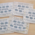 5xKeräilykortti Suklaakuva Kromolito 1890-l Ricqles UPEAT - pikkukuva 2