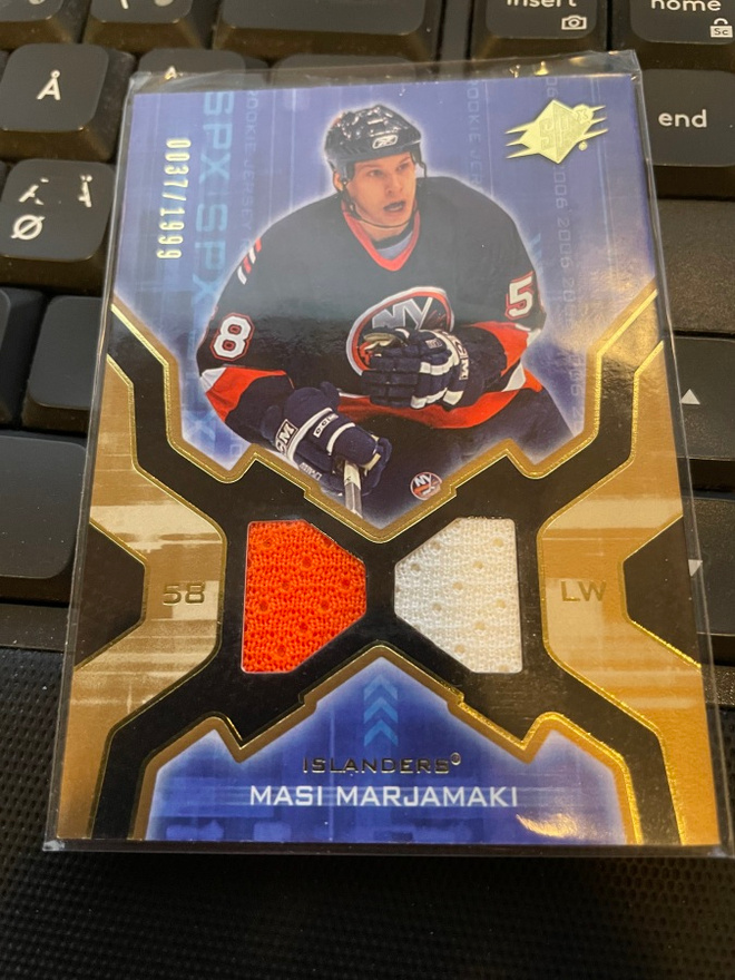 2006-07 SPx #148 Masi Marjamäki JSY RC