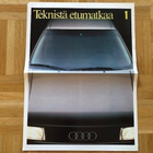 Lehti / esite Audi Teknistä etumatkaa 1/1987 - pikkukuva 1