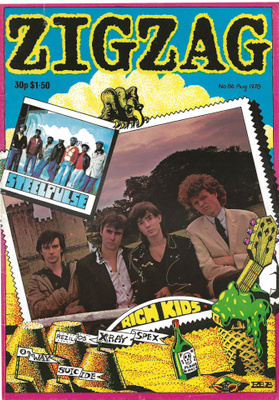 ZIGZAG #86 (1978) REZILLOS Steel Pulse X-RAY SPEX Rich Kids