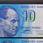 Suomi 10 Markkaa 2kpl vuosi1986 - pikkukuva 3