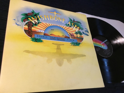 Wishbone Ash Live Dates 1974 2lp gf upea Hipgnosis