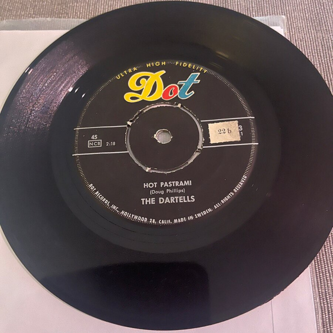 THE DARTELLS: Hot Pastrami * Dartell Stomp * SWE 1962