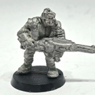 WH40K - Imperial Guard Chainsaw Warrior (1987) [S167] - pikkukuva 1