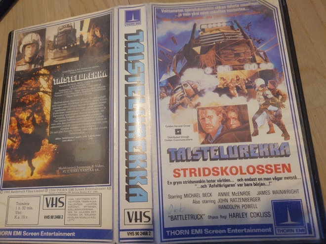 Taistelurekka battletruck vhs