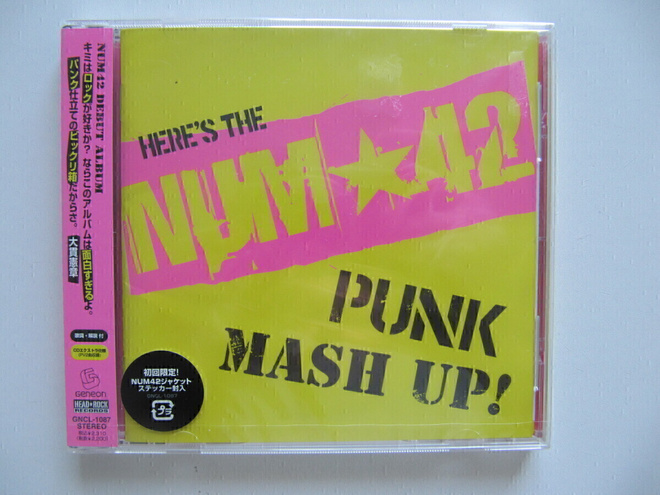Num 42* Punk Mash Up! Japanilainen CD UUSI OBI