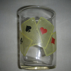 Vintage juomalasit kortinpelaajille tai pokerihaille - pikkukuva 2