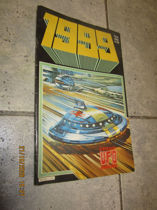 1999 Tuntematon tulevaisuus nro 2 / 1981 scifi-sarjakuva