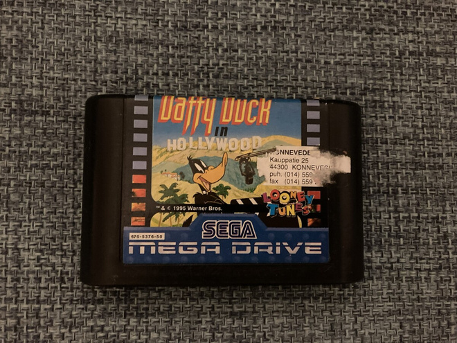 Sega Mega Drive: Daffy Duck in Hollywood (L) *rare*