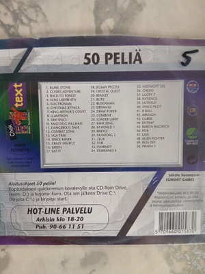 CD-ROM 50 peliä