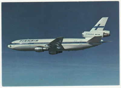 Lentokone Finnair DC-10