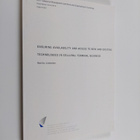 Marika Lindström : Ensuring availability and access to ne... - pikkukuva 1