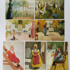 Carl Larsson, postikortti 7 kpl, kulkematon - pikkukuva 1