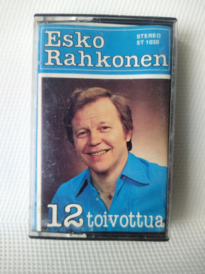 ESKO RAHKONEN - 12 TOIVOTTUA C-KASETTI