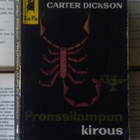 Carter Dickson - Pronssilampun kirous (nid.) - pikkukuva 1