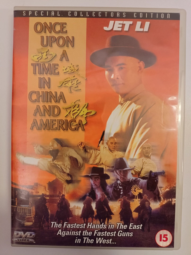 Once upon time in China and America, dvd, Jet Li
