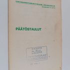 Päätöstaulut - pikkukuva 1