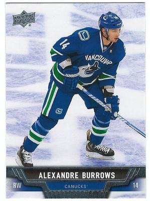 13-14 Upper Deck #196 Alexandre Burrows