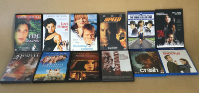 Sandra Bullock -elokuvia 12 kpl DVD & Blu-ray