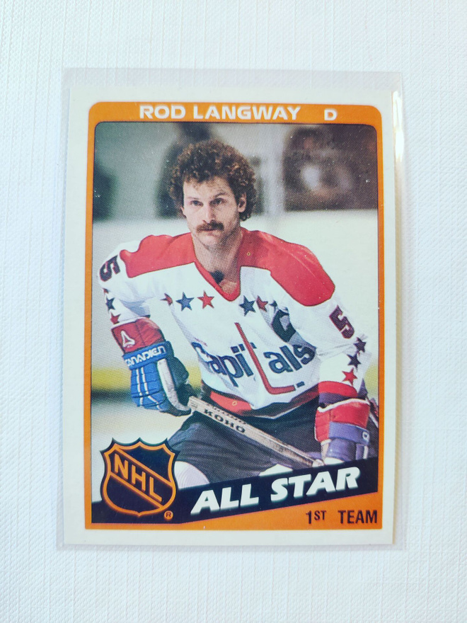 84-85 Topps - Rod Langway