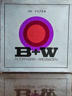 == Vintage B+W 72E UV 010 Haze Filter - Original Box