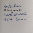 Onnimanni : Hellästi hymyillen : pakinoita (signeerattu, ... - pikkukuva 3