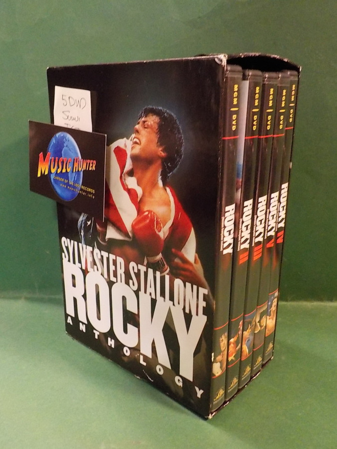 ROCKY ANTHOLOGY - 5DVD BOX SET (W)
