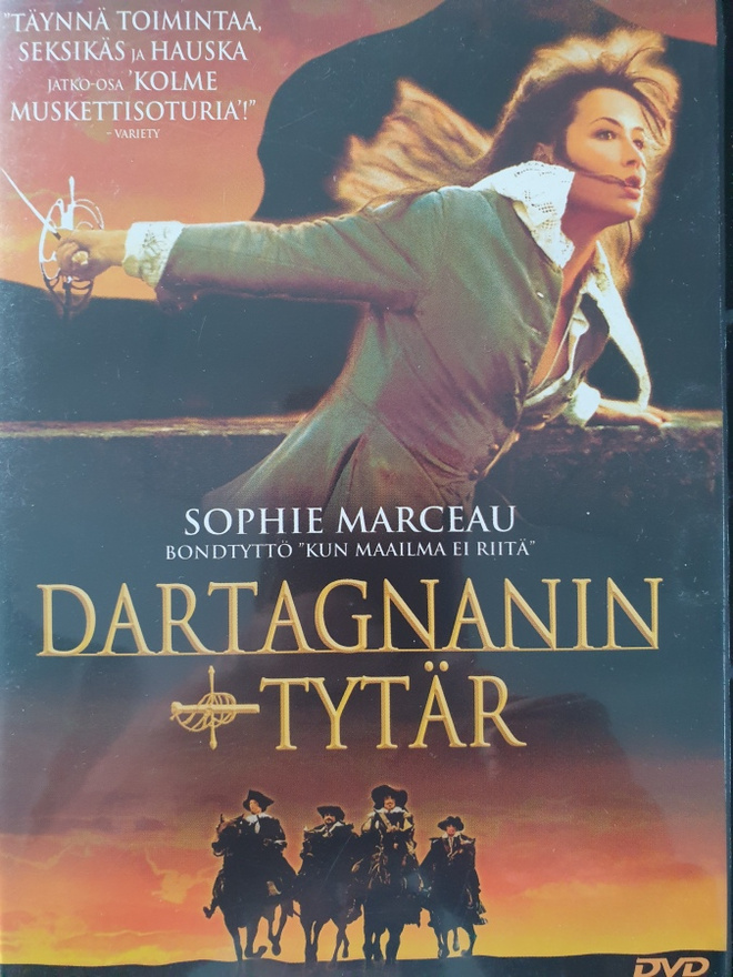 Dartagnanin tytär dvd (Sophie Marceau)