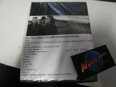 U2-JOSHUA TREE 20TH ANN. EDITION 2CD+DVD BOX SET UUSI+