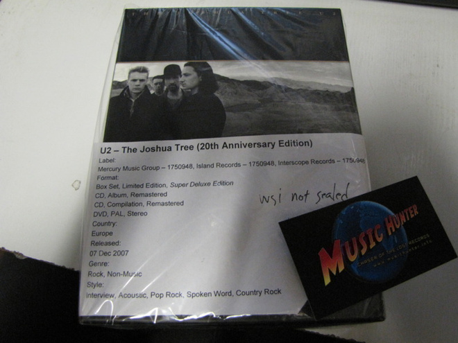 U2-JOSHUA TREE 20TH ANN. EDITION 2CD+DVD BOX SET UUSI+