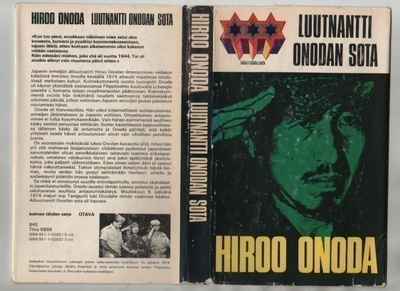 Onoda: Luutnantti Onodan sota, Otava 1975, skp., 1.p., K3