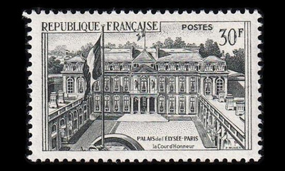 Ranska 1232 ** Maisemia 30 Fr (1959)