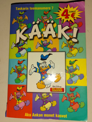 Aku Ankan taskukirja teemanumero 7 Kääk!