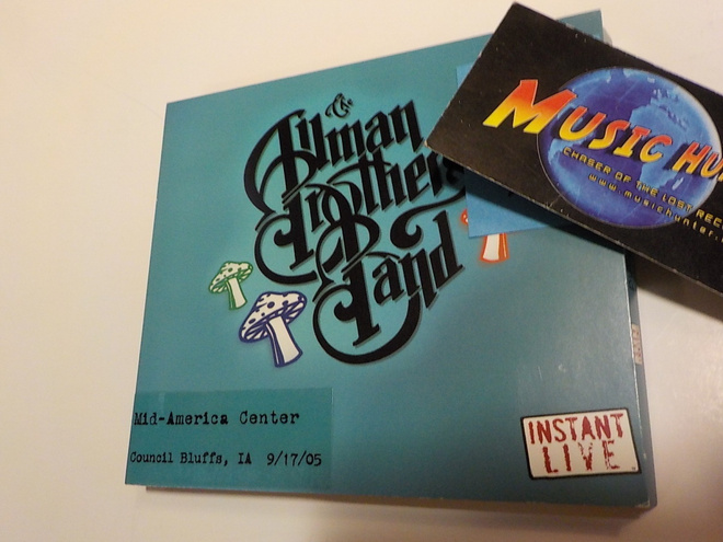 THE ALLMAN BROTHERS BAND - LIVE 9/17/05 3CD-R