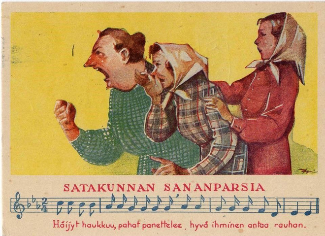 kortti °/** Jaatinen Eeli Satakunnan sananparsia - erilaisia