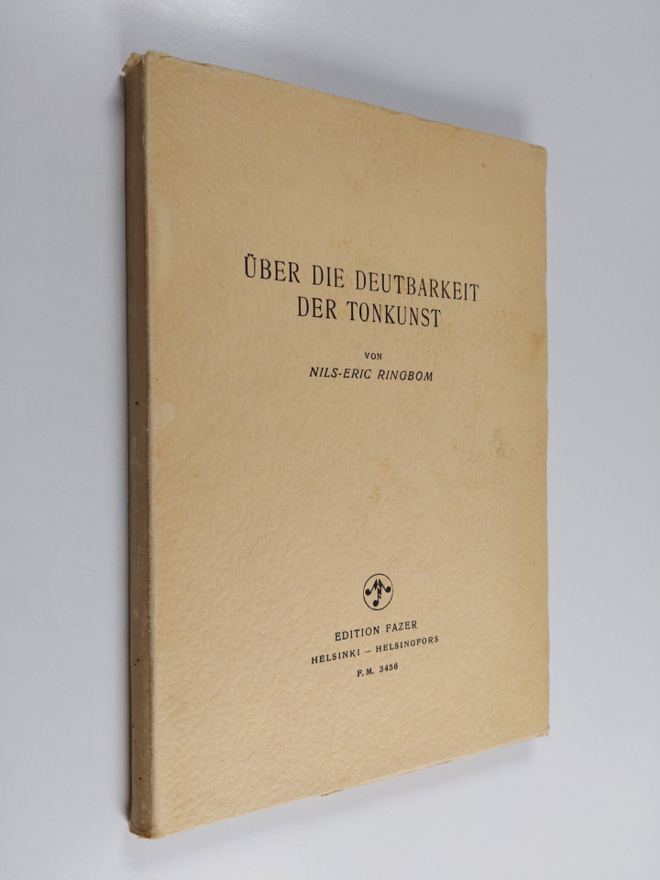 Nils-Erik Ringbom : Uber die Deutbarkeit der Tonkunst
